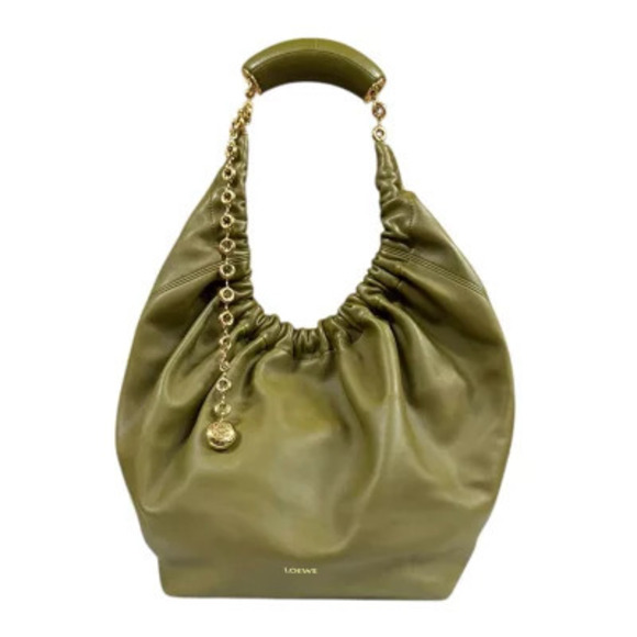 Loewe Handbags - Loewe Squeeze Bag Shoulder Green